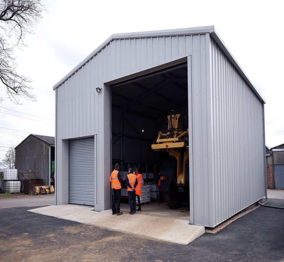 Pesticide handling area